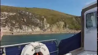BOAT TRIP ACROSS JURASSIC COAST,DORSET