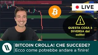 BITCOIN e CRYPTO CROLLANO: PERCH&Egrave;? CHE SUCCEDERA' ORA? | UNA COSA PERO' &egrave; DIVERSA... (guarda!)