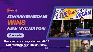 Zohran Mamdani || New NYC Mayor || Pro islamist democratic with Indian roots || United States