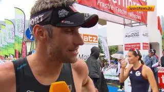 Daniel Hofer beim Kalterer See Triathlon 2017