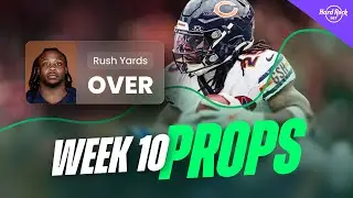 Top 10 NFL Player Props Picks for Week 10 | Prop Bets & TD Scorers (2025)