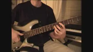 Musicman Stingray 5 string getting slapped!