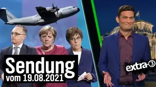 Extra 3 vom 19.08.2021 im Ersten | extra 3 | NDR