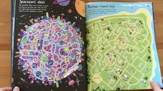 Space Maze Book - Usborne