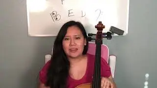 Two octave e melodic minor scale cello tutorial