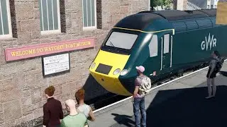 Train Sim World 6: HST on the WSR and shunting at the end.