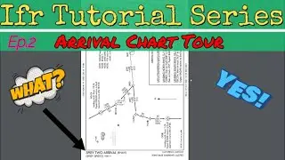Flight Sim Basic STAR/Arrival chart (Standard Terminal Arrival) Perfect for Beginners or refresher!