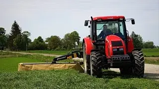 Sianokosy- koszenie traw! [John Deere, Zetor]