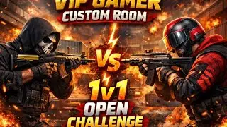 VIP gamer live custom room 1v1 Open challenge