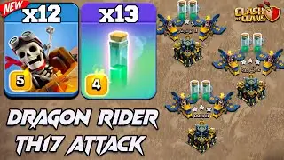Best TH17 Attack Strategy With DRAGON RIDER (Town Hall 17) | TH17 Dragon Rider Attack - CWL Attack