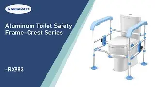 KosmoCare Crest Series Aluminum Toilet Safety Frame with LED - Features (RX983)
