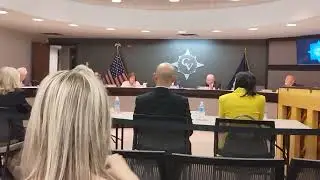 Chippewa Valley School district board meeting, Clinton Township Michigan