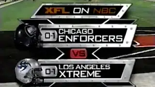 XFL 2001 - Week 2, Game 1 - Chicago Enforcers at Los Angeles Xtreme