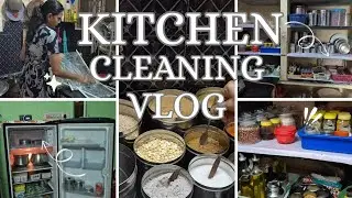 🤷&zwj;♀️பொங்கல்  Kitchen Cleaning Vlog// fridge deep cleaning 2026