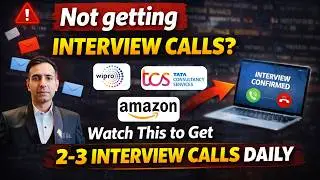 Reason why you are not getting interview calls in 2026?