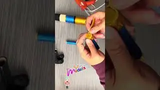 Cascanueces Navideño con tubos de Papel