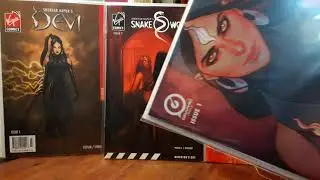 Comic Book Haul 32 Peter Chernin Liquid Comics Graphic India to be the Marvel of India Virgin Comics
