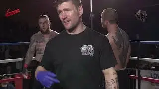 Жестокий бой голыми кулаками #badtothebonebkb Ааран Гоган против Джона Сантри