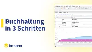 Buchhaltung in 3 Schritten | Banana Buchhaltung Plus