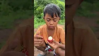 Survival Skills: SMART idea and USEFUL in Forest #bushcraft #camping #shorts 🌲🌲👦👦🍓🥭🍓 #7209