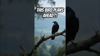 Ravens Can Plan for the Future 🤯 | Smartest Bird Alive #shorts