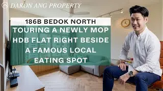 Touring A Newly MOP HDB Flat Right Beside A Famous Local Eating Spot | 186B Bedok North