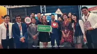 AIG&rsquo;s booth at the Singapore Motorshow 2018