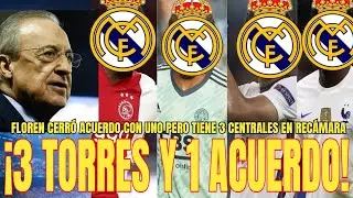 🚨UN ACUERDO CERRADO | El R.Madrid CERRÓ ACUERDO con uno pero tiene 3 centrales en recámara 