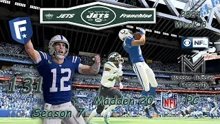 Madden Modding Community - Jets at Colts - Madden 20 PC Franchise Ep 131 - S7:W8 (2024)