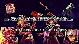Getting Season 4 Horror Pass And Completing All The Levels! (HORROR BRAWL) | CheezyPacMan