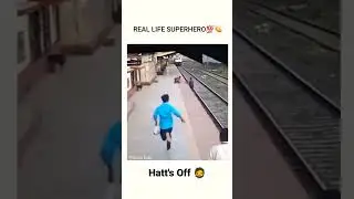 Blind Women Son fall on Railway Track Got Saved by Real Life Hero Mayur Shelke