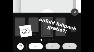 UNFOLD FULLPACK GRATIS?! (CS1-CS3)