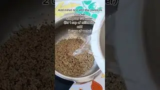 #Millet Rice || How to cook Little millet Rice perfectly in Pressure Cooker #millets