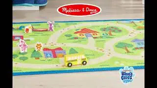 Melissa & Doug Blue's Clues & You! Blue's Neighborhood Activity Rug