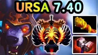 🔥 NEW PATCH 7.40 !!! URSA CARRY &mdash; 21 KILLS, PURE RAGE MODE | DOTA 2 GAMEPLAY 🔥