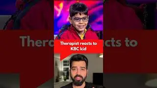 Therapist reacts to KBC kid