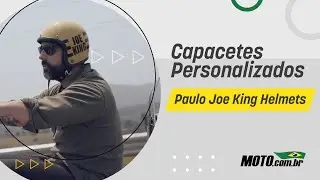 Paulo Joe King: Arte na cabeça com Capacetes Personalizados | MOTO.com.br