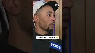 Mookie on his World Series Struggles 😔 #mookie #betts #Dodgers #worldseries