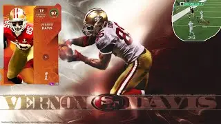 99 OVR VERNON DAVIS IS THE BEST TIGHT END IN MUT 21!