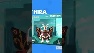 Blankos Block Party Mothra NFT Box Art