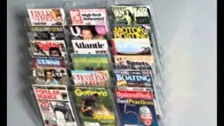 Cascading Acrylic Literature Display