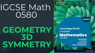 Geometry | Symmetry 3D | IGCSE Math 0580