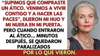 “Nos enteramos de que compraste un ático; así que nos mudamos contigo para hacer las paces.”