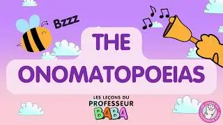 Sound Words Song (Boom, Crash, Meow!) | Onomatop&eacute;es en Anglais | Onomatopoeias for Kids
