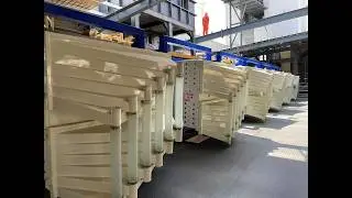 Square swing screen Carbon powder screening