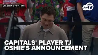 WATCH LIVE: Washington Capitals' TJ Oshie to make special announcement