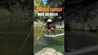 Single-Handed SUP Nose Lift: Master It in 4 Steps with the Samurai Paddler!