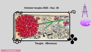 Inktober tangles 2025. Day 30 #Bownus