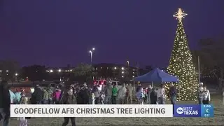Goodfellow Air Force Base hosts annual Christmas Tree Lighting