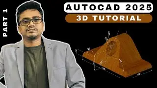 AutoCAD 3D Tutorial for Beginners || AutoCAD 3D modeling mechanical